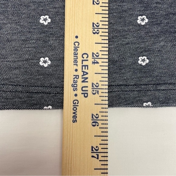 Original Penguin Polo Shirt Navy White Flowers Collared Men's Size Medium - Picture 8 of 8